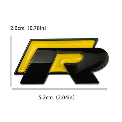 Car badge dimensions