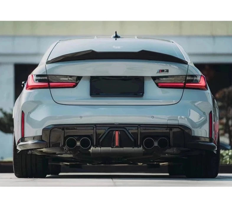 G8 Diffuser Diffuser Carbon Fiber with LED Light | compatible with BMW M3 G80 | G8 ...