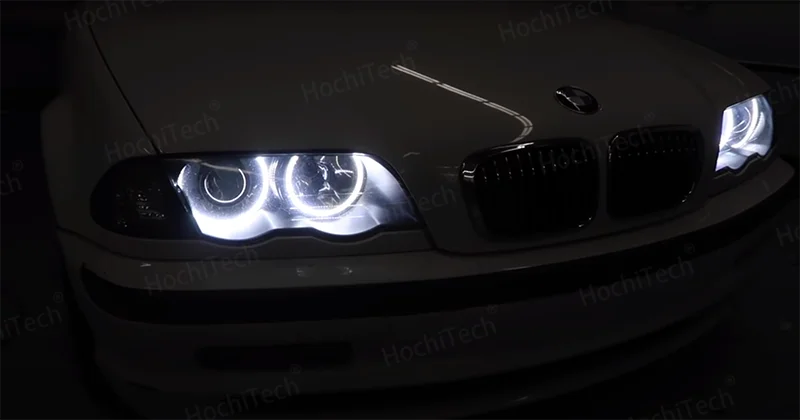 Angel Eyes Kit | LED Valkoinen | BMW 3-sarja E46 LCI