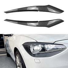 Headlight eyebrows cover BMW 1 Serie F20 F21 pre LCI carbon on car