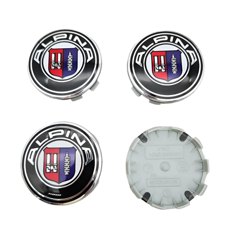 Wheel hub caps 4pcs set Alpina