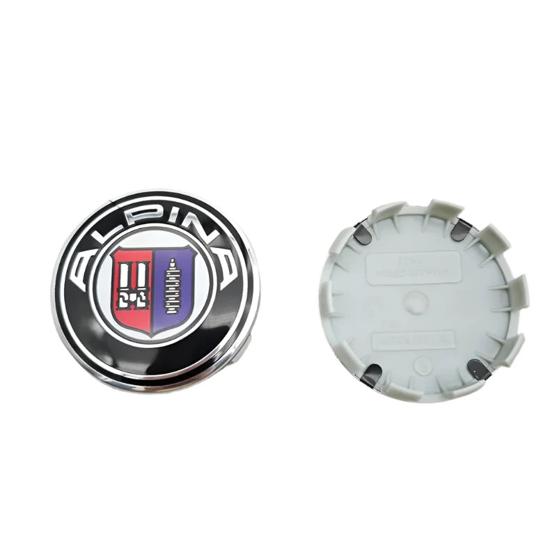 Wheel hub caps 4pcs set Alpina front and back