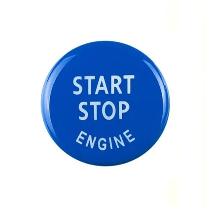 Start stop button blue