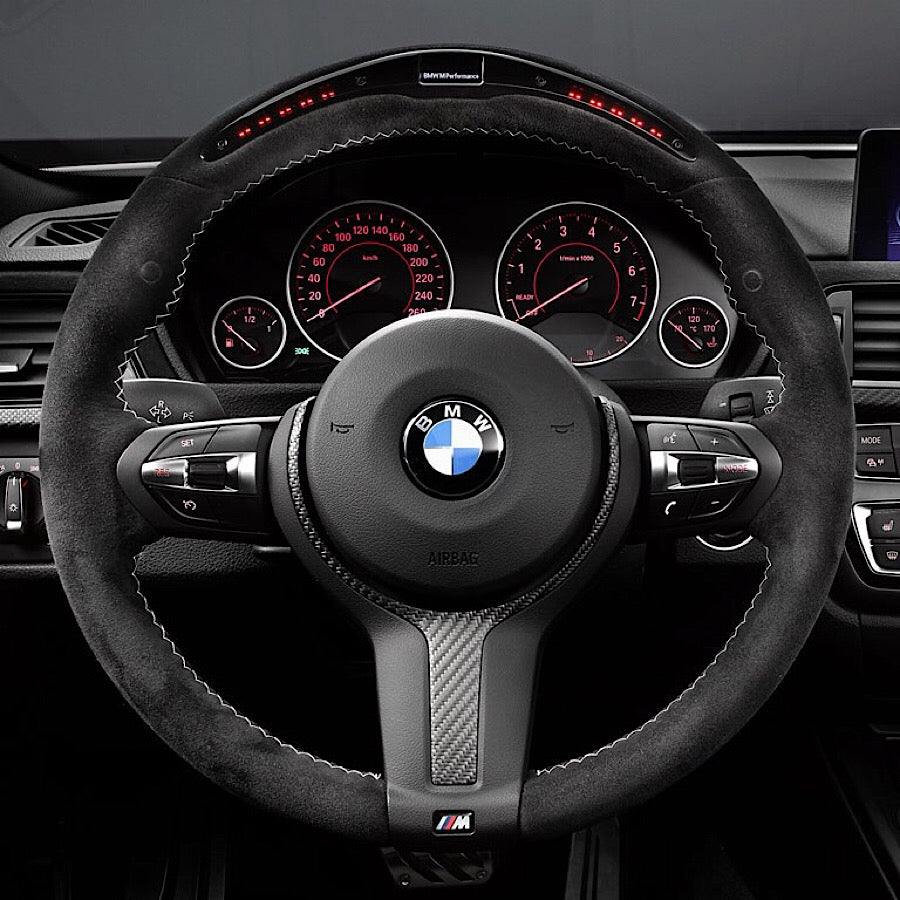 BMW interior steering wheel